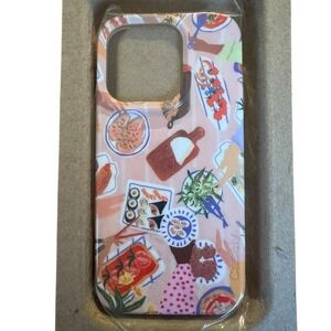 Casely‎ Phone Case Slim Lightweight MagSafe Compatible Food Print Pink 15 Pro